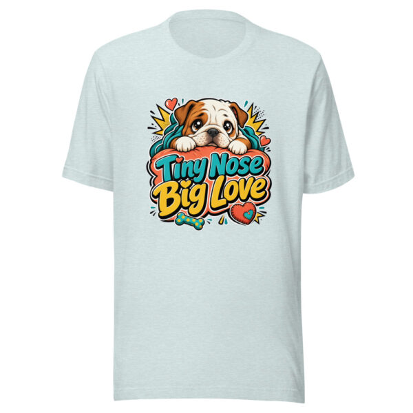 Tiny Nose Big Love Graphic Tee mockup 22 Tiny Nose Big Love Graphic Tee mockup 22