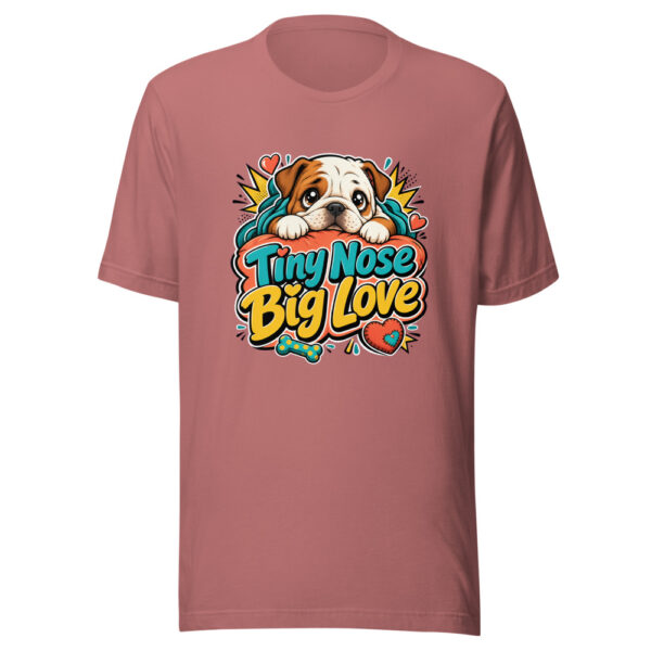 Tiny Nose Big Love Graphic Tee mockup 6 Tiny Nose Big Love Graphic Tee mockup 6