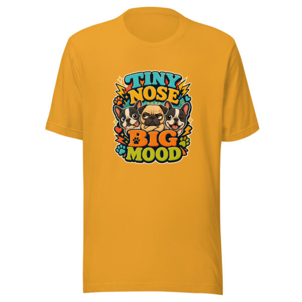 TINY NOSE BIG MOOD Heartbeat-20260623-codex-fallback Graphic Tee mockup 3