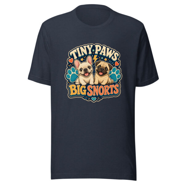 TINY PAWS BIG SNORTS Heartbeat-20260624-codex-fallback Graphic Tee mockup 13 TINY PAWS BIG SNORTS Heartbeat-20260624-codex-fallback Graphic Tee mockup 13
