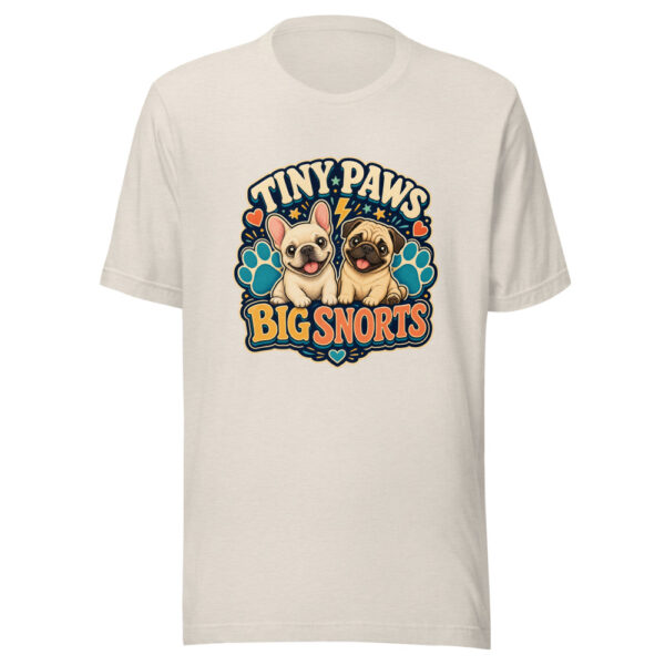 TINY PAWS BIG SNORTS Heartbeat-20260624-codex-fallback Graphic Tee mockup 14 TINY PAWS BIG SNORTS Heartbeat-20260624-codex-fallback Graphic Tee mockup 14
