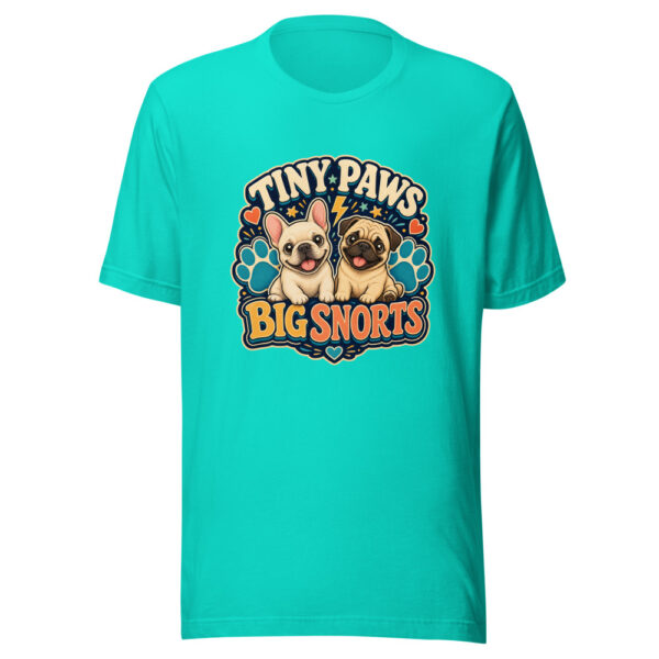 TINY PAWS BIG SNORTS Heartbeat-20260624-codex-fallback Graphic Tee mockup 2 TINY PAWS BIG SNORTS Heartbeat-20260624-codex-fallback Graphic Tee mockup 2