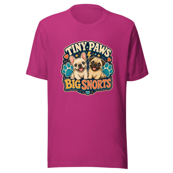 TINY PAWS BIG SNORTS Heartbeat-20260624-codex-fallback Graphic Tee mockup 4 TINY PAWS BIG SNORTS Heartbeat-20260624-codex-fallback Graphic Tee mockup 4