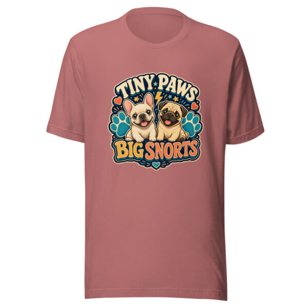 TINY PAWS BIG SNORTS Heartbeat-20260624-codex-fallback Graphic Tee mockup 6 TINY PAWS BIG SNORTS Heartbeat-20260624-codex-fallback Graphic Tee mockup 6