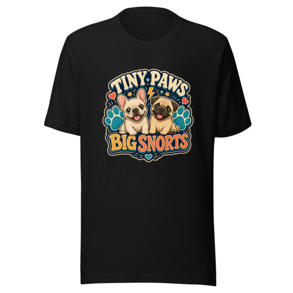 TINY PAWS BIG SNORTS Heartbeat-20260624-codex-fallback Graphic Tee mockup 7 TINY PAWS BIG SNORTS Heartbeat-20260624-codex-fallback Graphic Tee mockup 7