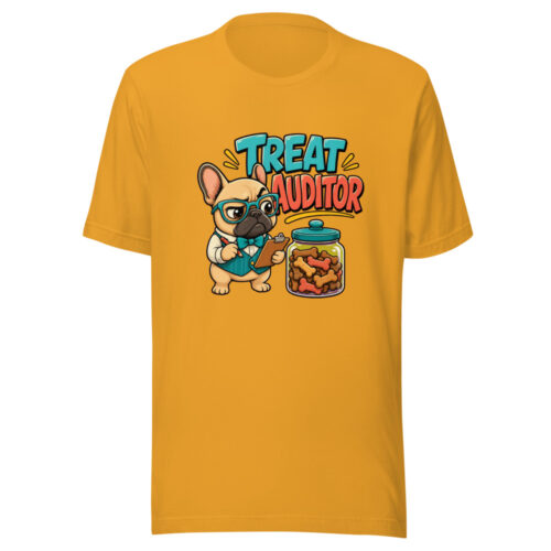 Treat Auditor Graphic Tee mockup 1 Treat Auditor Graphic Tee front view