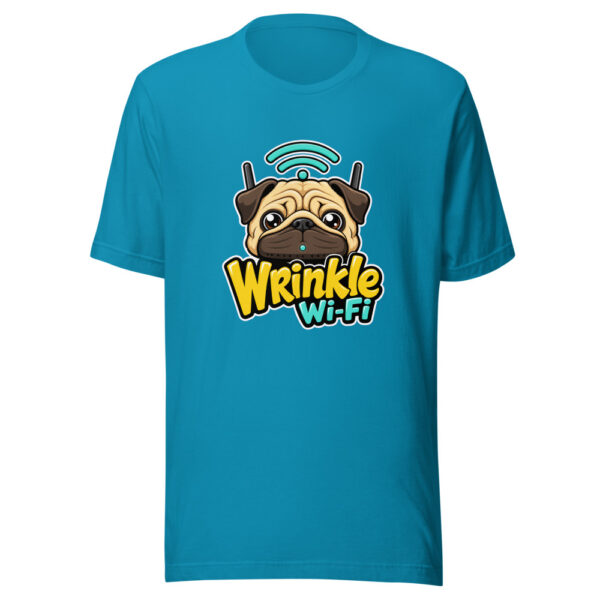Wrinkle Wi-Fi Graphic Tee mockup 2