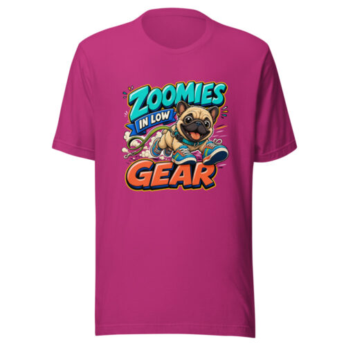 Zoomies In Low Gear Graphic Tee front view