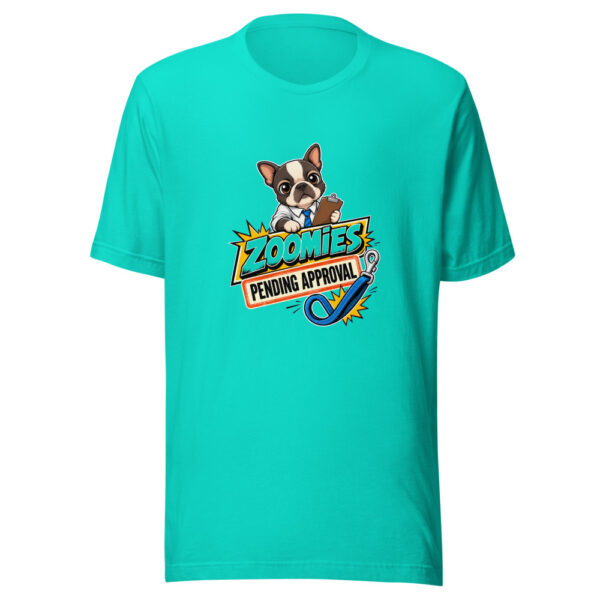 Zoomies Pending Approval Graphic Tee mockup 3