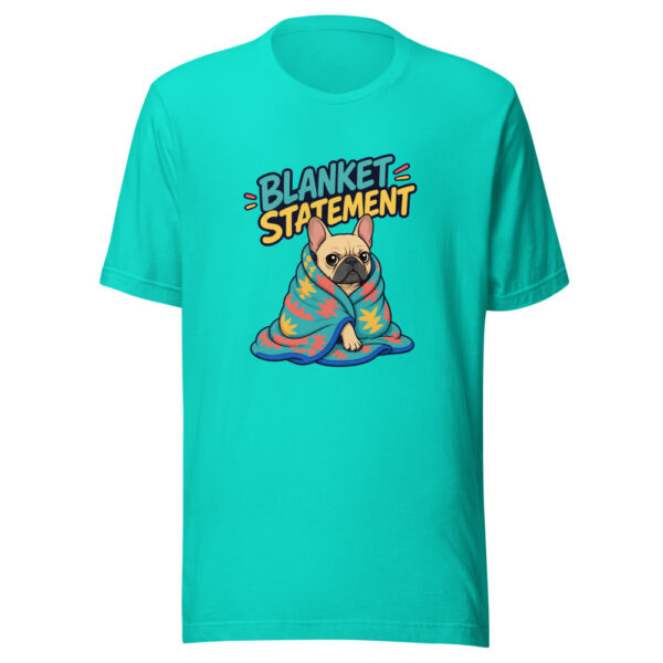 Blanket Statement Puppy-blanket-pun Graphic Tee mockup 3 Blanket Statement Puppy-blanket-pun Graphic Tee mockup 3