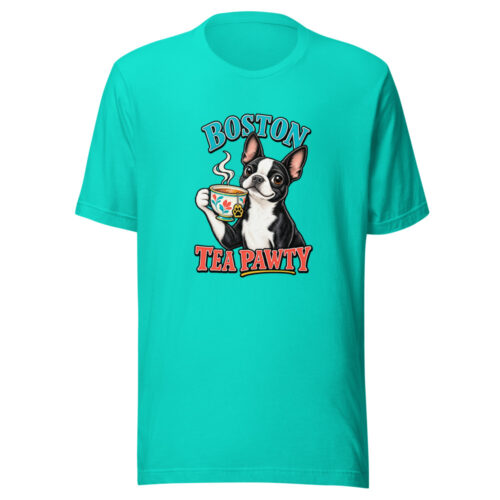 Boston Tea Pawty Boston-tea-pawty Graphic Tee mockup 1 Boston Tea Pawty Boston-tea-pawty Graphic Tee front view