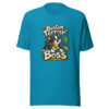 Boston Terrier Boss Graphic Tee front view