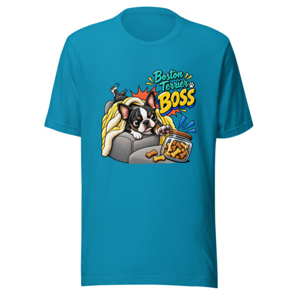 Boston Terrier Boss Graphic Tee mockup 2 Boston Terrier Boss Graphic Tee mockup 2
