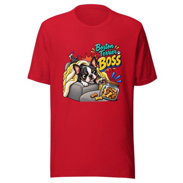 Boston Terrier Boss Graphic Tee mockup 8 Boston Terrier Boss Graphic Tee mockup 8
