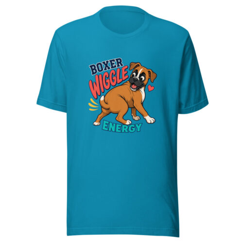 Boxer Wiggle Energy Graphic Tee mockup 1 Boxer Wiggle Energy Graphic Tee front view