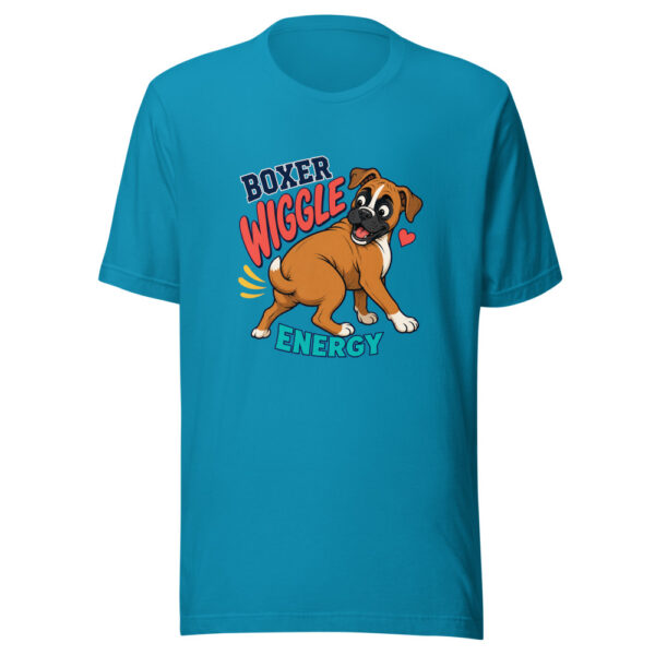 Boxer Wiggle Energy Graphic Tee mockup 1 Boxer Wiggle Energy Graphic Tee front view