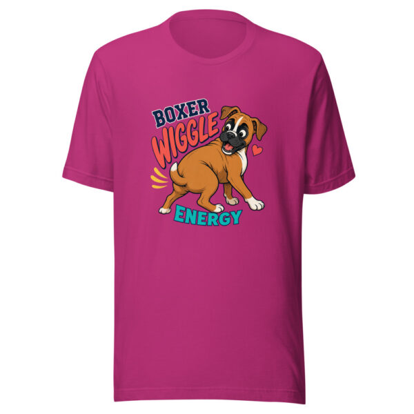 Boxer Wiggle Energy Graphic Tee mockup 2 Boxer Wiggle Energy Graphic Tee mockup 2