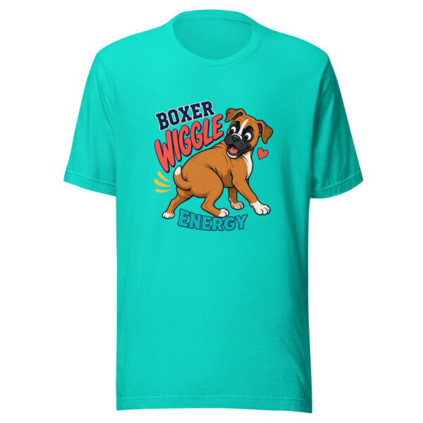 Boxer Wiggle Energy Graphic Tee mockup 3 Boxer Wiggle Energy Graphic Tee mockup 3
