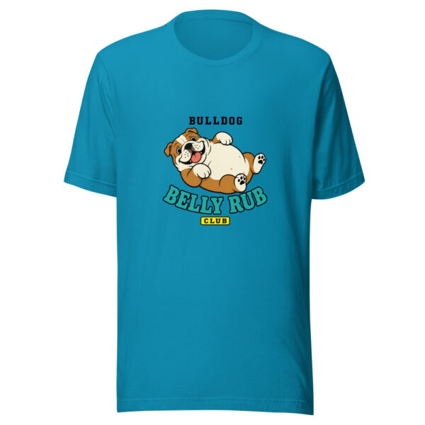 Bulldog Belly Rub Club Graphic Tee mockup 2 Bulldog Belly Rub Club Graphic Tee mockup 2