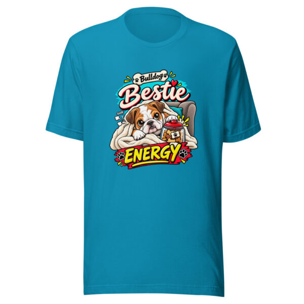Bulldog Bestie Energy Graphic Tee mockup 1 Bulldog Bestie Energy Graphic Tee front view