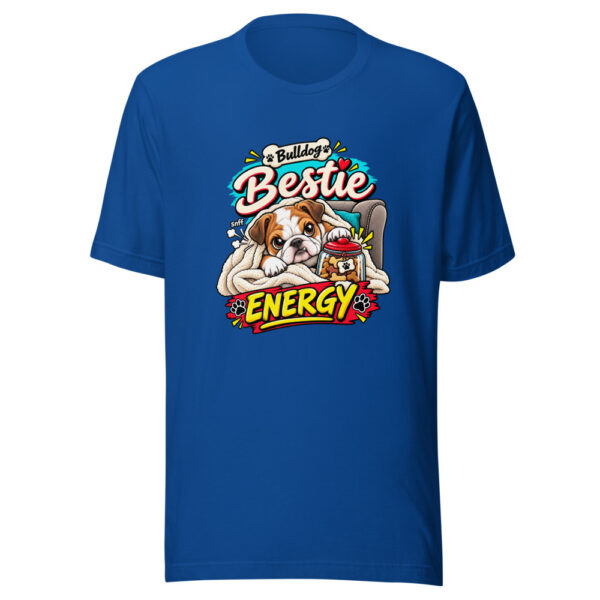 Bulldog Bestie Energy Graphic Tee mockup 3 Bulldog Bestie Energy Graphic Tee mockup 3