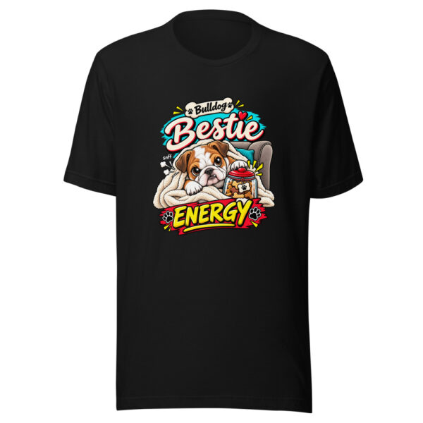 Bulldog Bestie Energy Graphic Tee mockup 5 Bulldog Bestie Energy Graphic Tee mockup 5