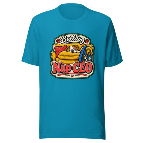 Bulldog Nap CEO Graphic Tee mockup 1 Bulldog Nap CEO Graphic Tee front view