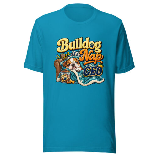 Bulldog Nap CEO Graphic Tee front view