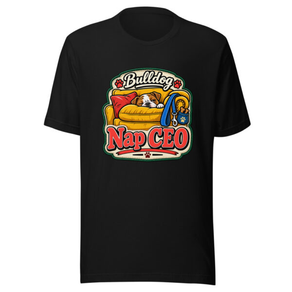Bulldog Nap CEO Graphic Tee mockup 5 Bulldog Nap CEO Graphic Tee mockup 5