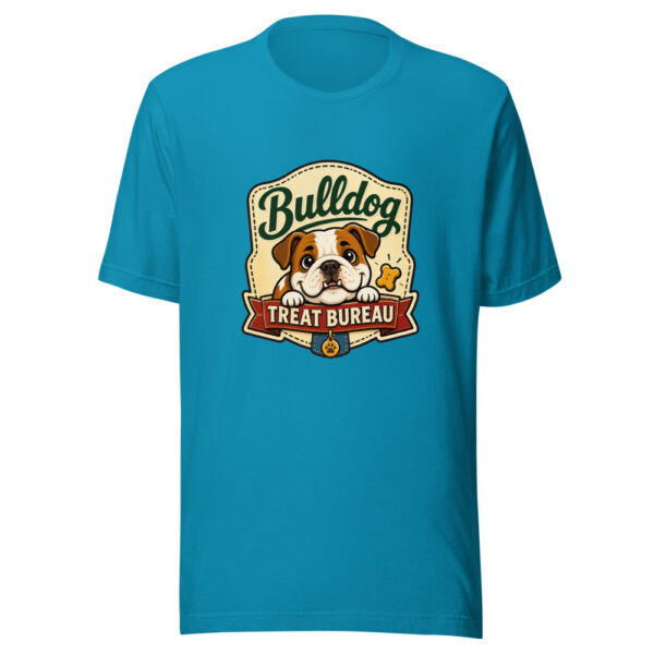 Bulldog Treat Bureau Graphic Tee mockup 2 Bulldog Treat Bureau Graphic Tee mockup 2
