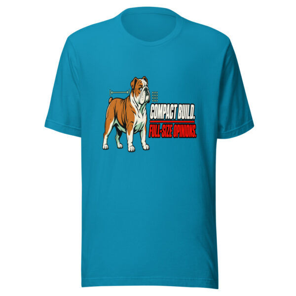 Compact Build. Full-Size Opinions. Compact-build-opinions Graphic Tee mockup 2 Compact Build. Full-Size Opinions. Compact-build-opinions Graphic Tee mockup 2
