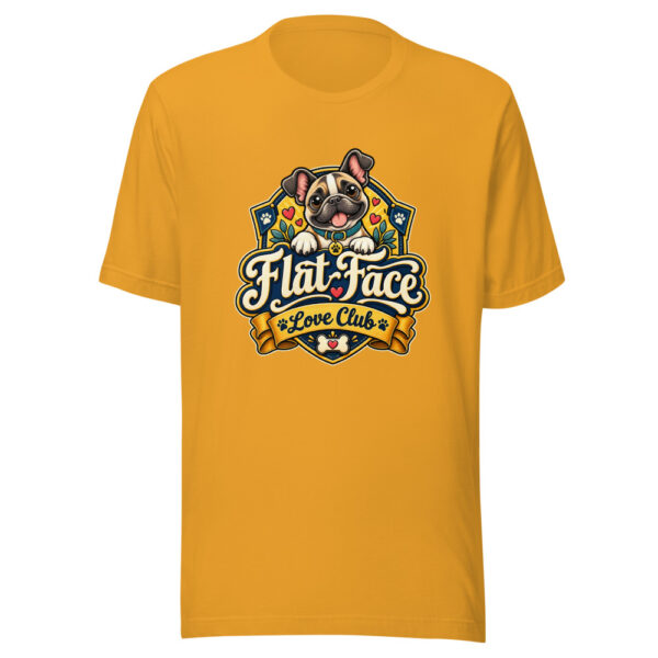 Flat Face Love Club Graphic Tee mockup 2