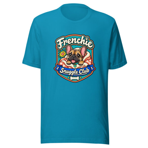 Frenchie Snuggle Club Graphic Tee mockup 2