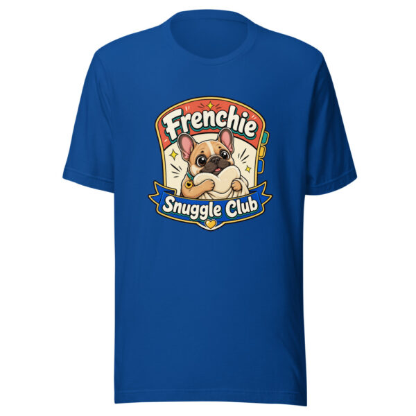 Frenchie Snuggle Club Graphic Tee mockup 3 Frenchie Snuggle Club Graphic Tee mockup 3