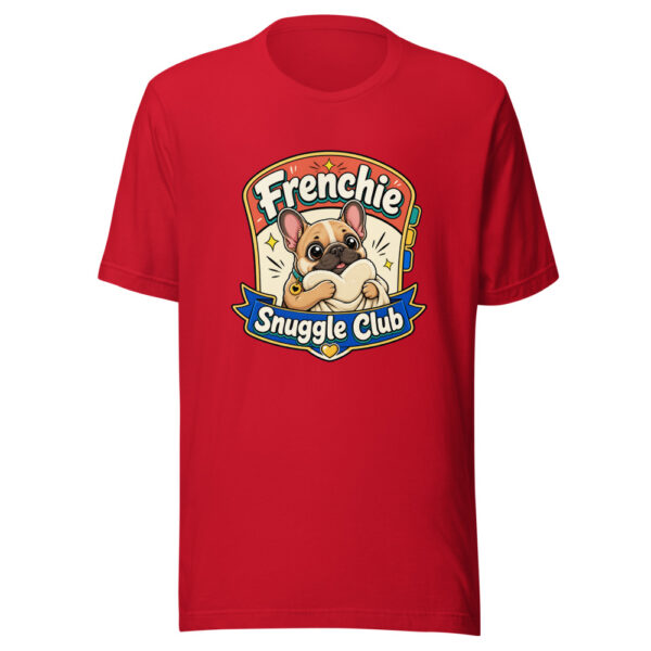 Frenchie Snuggle Club Graphic Tee mockup 8 Frenchie Snuggle Club Graphic Tee mockup 8