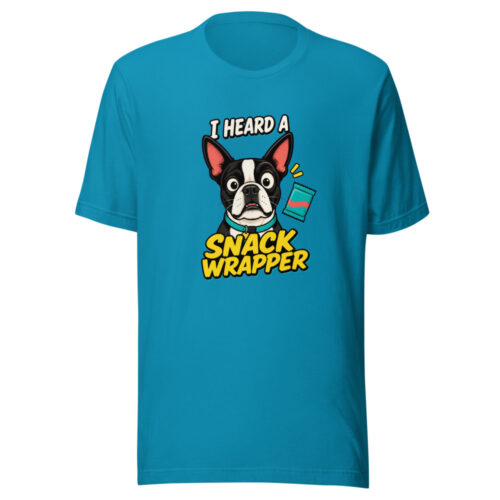 I Heard A Snack Wrapper Selective-hearing Graphic Tee mockup 1 I Heard A Snack Wrapper Selective-hearing Graphic Tee front view