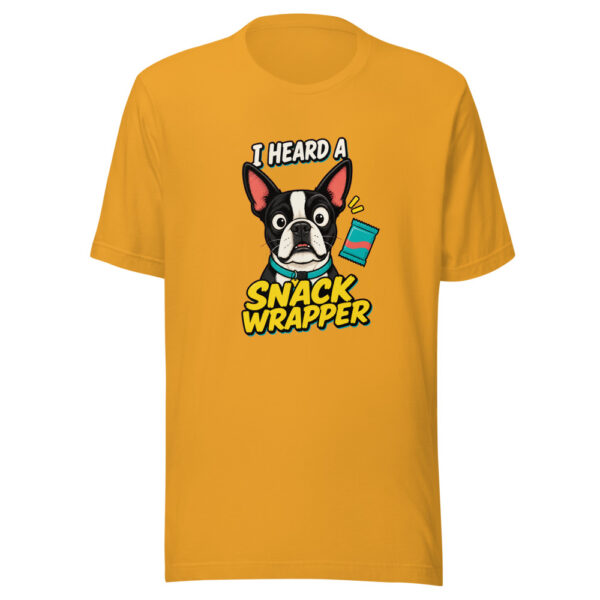 I Heard A Snack Wrapper Selective-hearing Graphic Tee mockup 2 I Heard A Snack Wrapper Selective-hearing Graphic Tee mockup 2