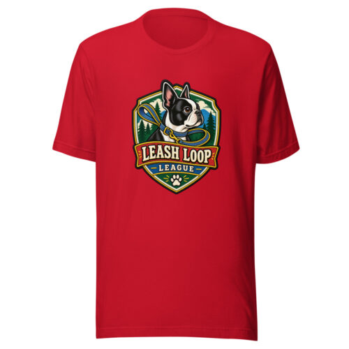 Leash Loop League Graphic Tee front view