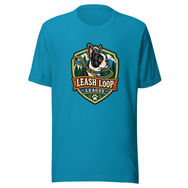 Leash Loop League Graphic Tee mockup 2