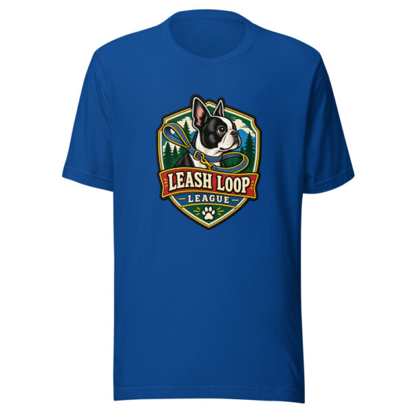 Leash Loop League Graphic Tee mockup 4