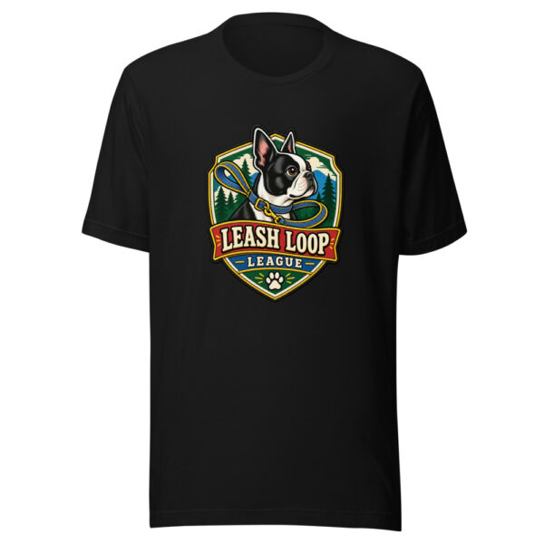 Leash Loop League Graphic Tee mockup 5