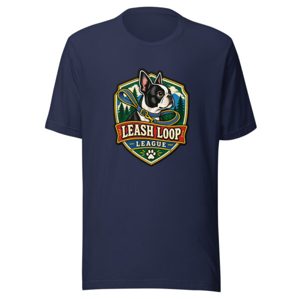 Leash Loop League Graphic Tee mockup 7