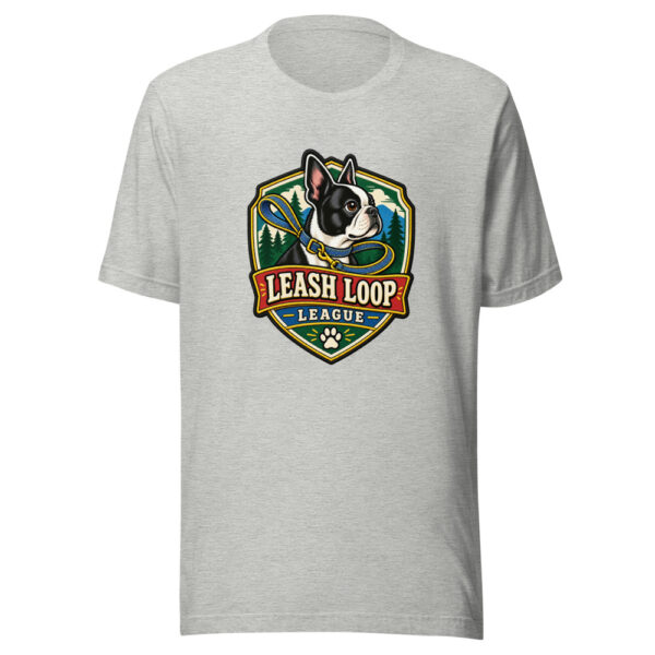 Leash Loop League Graphic Tee mockup 8