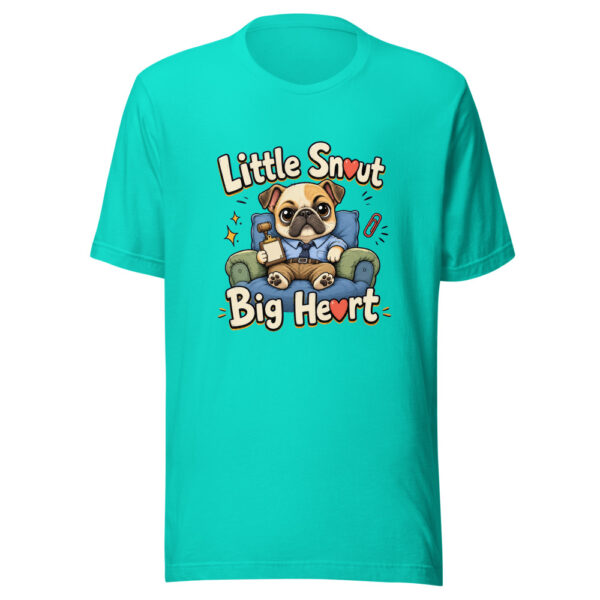 Little Snout Big Heart Graphic Tee front view