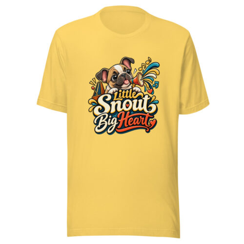 Little Snout Big Heart Graphic Tee front view