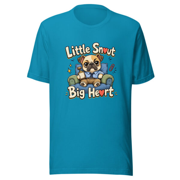 Little Snout Big Heart Graphic Tee mockup 2