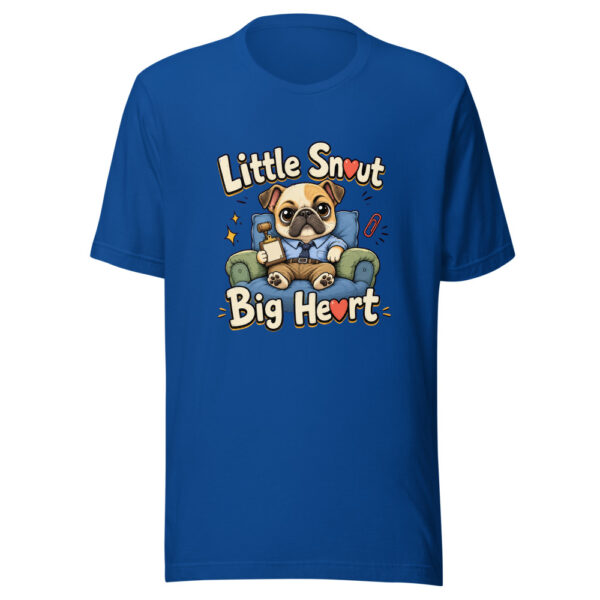 Little Snout Big Heart Graphic Tee mockup 3