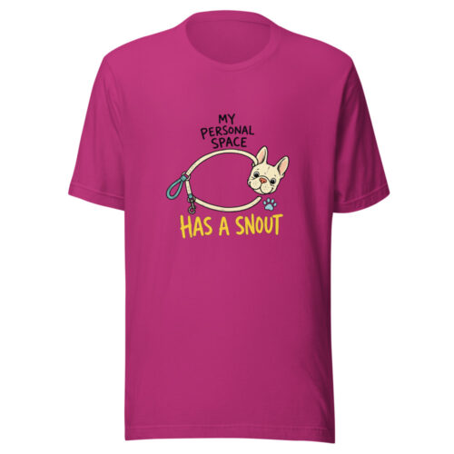 My Personal Space Has A Snout Graphic Tee mockup 1 My Personal Space Has A Snout Graphic Tee front view