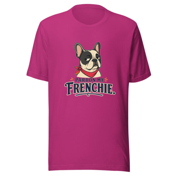 Pardon My Frenchie. Frenchie-etiquette-pun Graphic Tee mockup 3 Pardon My Frenchie. Frenchie-etiquette-pun Graphic Tee mockup 3