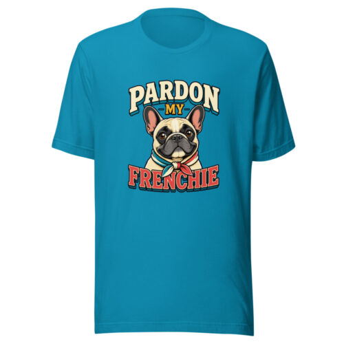 Pardon My Frenchie Frenchie-pun Graphic Tee mockup 1 Pardon My Frenchie Frenchie-pun Graphic Tee front view